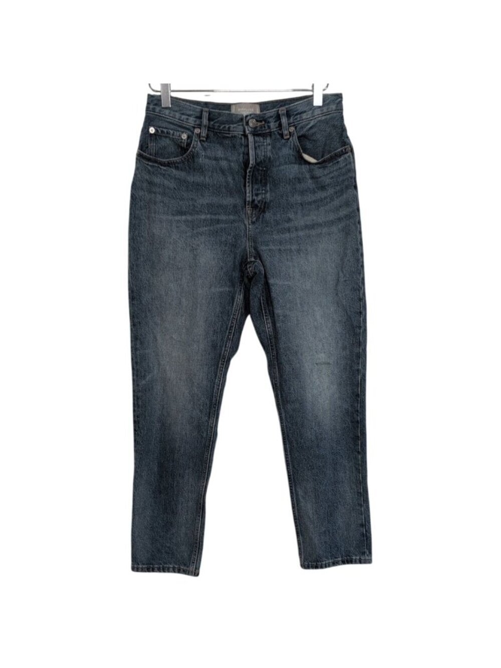 Everlane 90s Cheeky Jean Womens Size 28 Blue Button Fly Medium Wash Denim